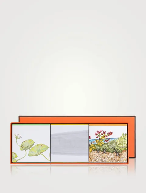 [Set] Hermes Un Jardin Soap 3 Piece Set for Unisex Unisex 3.4 oz