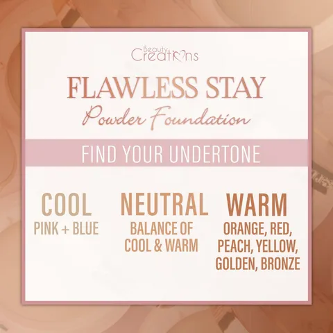 (108-pack) Beauty Creations Flawless Stay Powder Foundation + 18 Tester