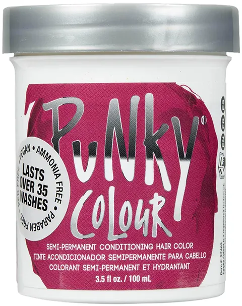 Punky Rose Red Semi Permanent Hair Color Vegan Cruelty Free Conditioning Hair