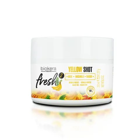 Salerm Deep Repair Hair Mask Biokera Fresh Yellow Shot Mask Hydrates Repairs