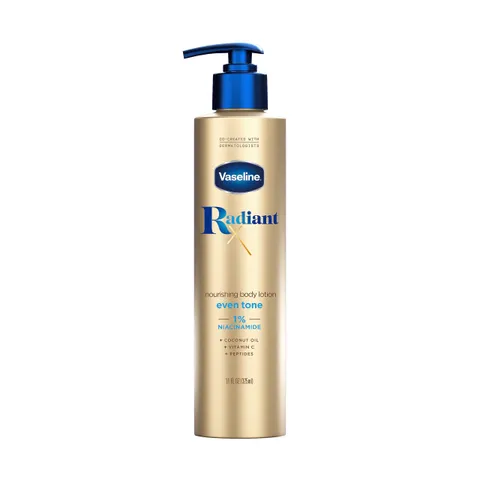 Vaseline Radiant X Even Tone Nourishing Body Lotion With 1% Niacinamide Coconut