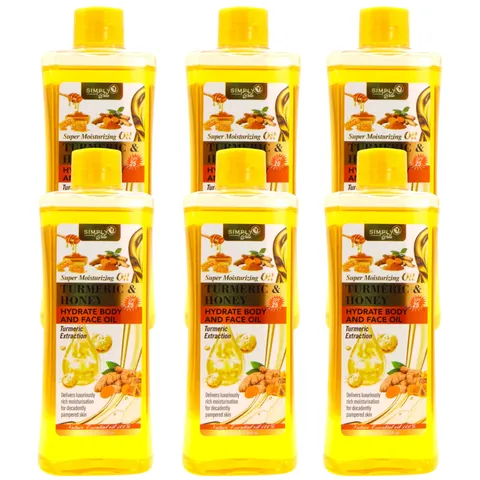 (6-pack) Simply Bella Turmeric & Honey Oil