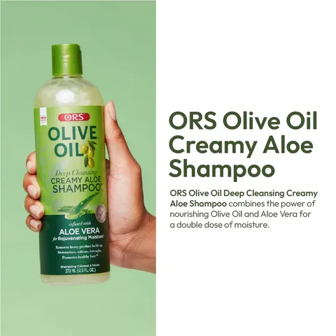 Ors Olive Oil Moisture Restore Creamy Aloe Shampoo Infused With Aleo Vera 12.5