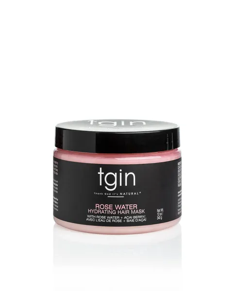 Tgin Rose Water Hydrating Hair Mask Deep Conditioning Hair Mask Curl Definition