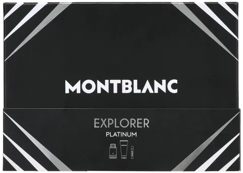 [Set] Montblanc Explorer Platinum By Mont Blanc 3 Pc Shower Gel For Men EDP 3.3 oz