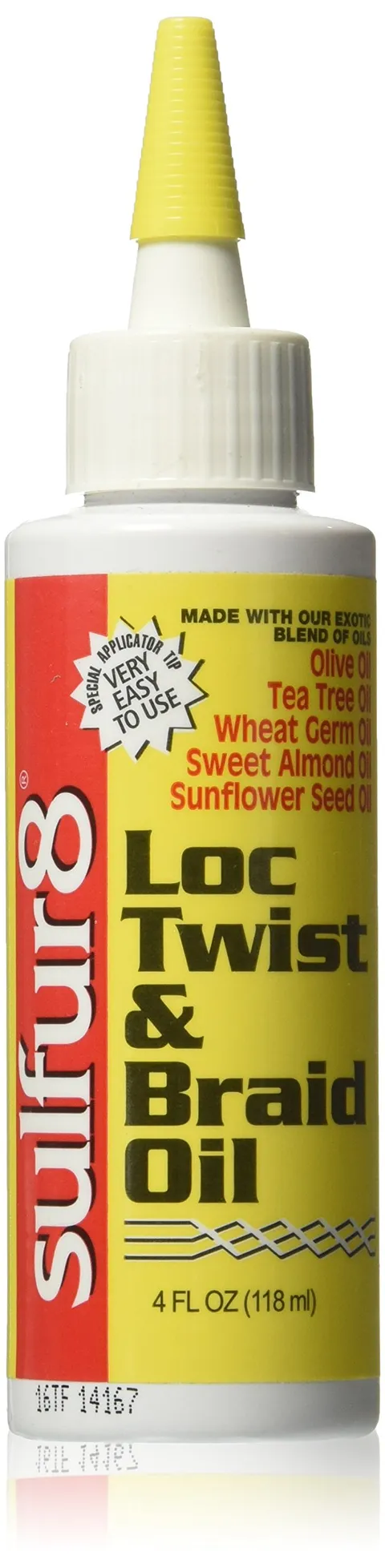 Sulfur 8 Loc Twist Braid Oil Moisturizing Hair Scalp Oil for Locs Twists Braids