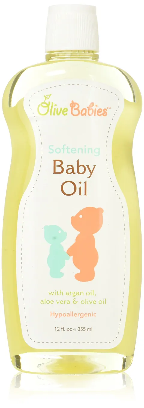 Olive Babies Softening Baby Oil 12 Fl.oz