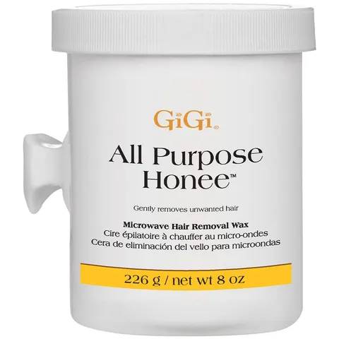 Gigi All Purpose Honee Microwave Hair Removal Wax Gentle Soft Wax for Face Arms