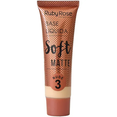 (48-pack) Ruby Rose Soft Matte Foundation Nude #3