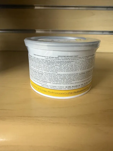 Gigi Azulene Soft Wax for Hair Removal Soothing Full Body Wax for Normal Skin 1