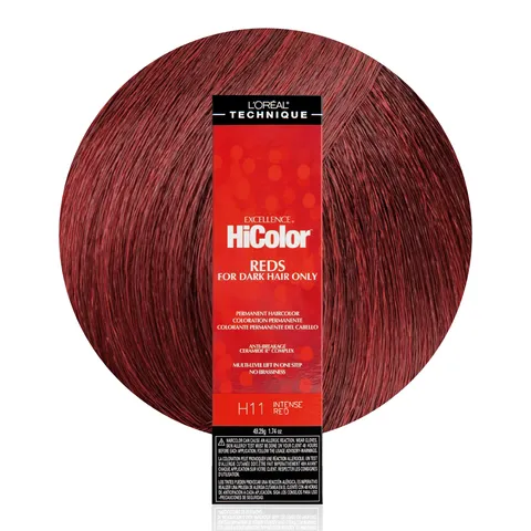 L'oreal Technique Hicolor Reds Permanent Hair Color Lifts Dark Hair In One Step