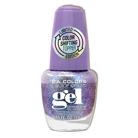 (24-pack) L.A. COLORS Gel Color Shifting Nail Polish Toppers, Meteorite CNL670