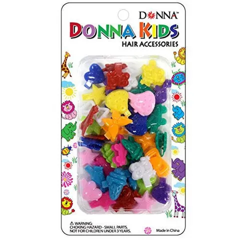 Donna Collection Kids Barrettes 36 Count