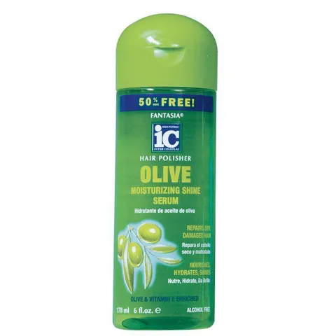 Fantasia Ic Salon Hair Polisher Olive Moisturizing Shine Serum Hp 3025 6 oz