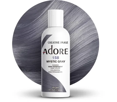 Adore Semi Permanent Hair Color | Vegan Cruelty Free Grey Hair Dye | No Ammonia