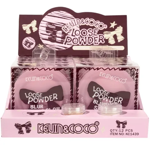 (12-pack) Kevin & Coco Bow Loose Powder