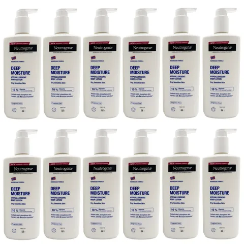 (12-pack) Neutrogena Norweigian Formula 400ml Body Lotion Deep Moisture Sensitive Pack
