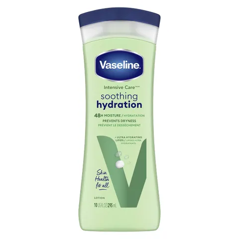Vaseline Intensive Care Hand and Body Lotion for Dehydrated Skin Soothing