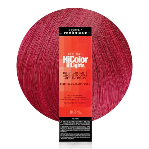 L'oreal Technique Hicolor Red Hilights Permanent Hair Color for Dark Hair |