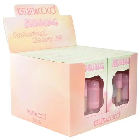 (12-pack) Kevin & Coco Pudding Professional Makeup Set