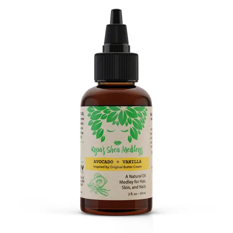 Multiuse Avocado + Vanilla Oil Medley for Face Body Hair Natural Avocado Oil