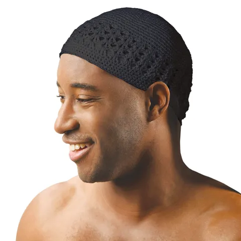 Titan Classic Cotton Kufi Cap Black 1 Ea 1count