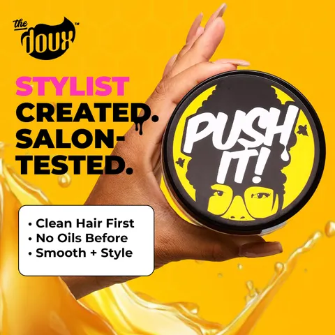 The Doux Edge Control Braiding Gel for Natural Hair Push It! Braid Edge Gel for