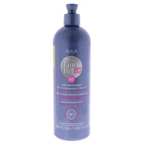 Roux Fanci Full Temporary Color Rinse 49 Ultra White Minx 15.2 oz