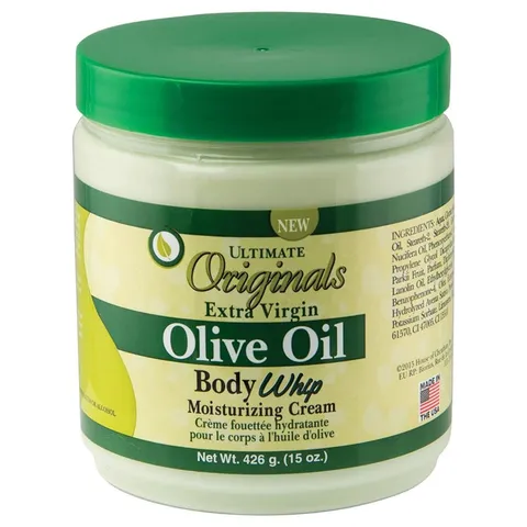 Africa's Best Ultimate Originals Extra Virgin Olive Oil Body Whip Cream 15 oz