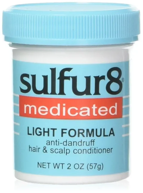 Sulfur8 Medicated Light Formula Anti Dandruff Hair Scalp Conditioner 2 oz