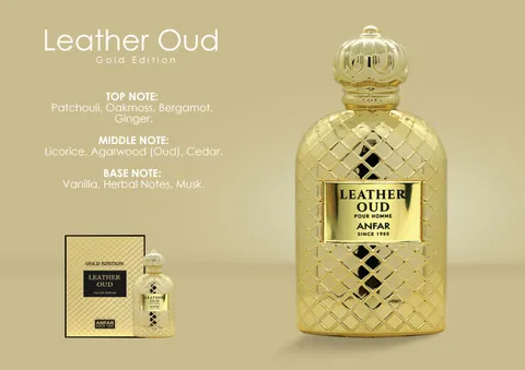 Anfar Leather Oud Gold Edition