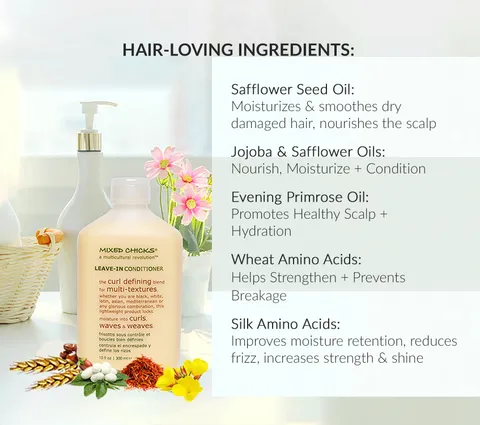 Mixed Chicks Curl Defining Frizz Eliminating Leave In Conditioner 10 Fl.oz