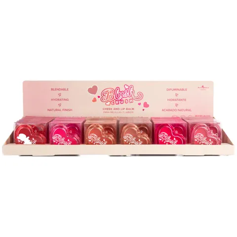 (36-pack) Italia Deluxe Blush Crush - Cheek And Lip Balm