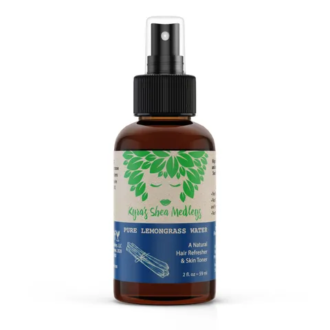 Multiuse Lemongrass Water Toner Mist for Face Body and Hair Pure Distilled