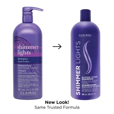 Clairol Professional Shimmer Lights Purple Shampoo 31.5 Fl. Oz Neutralizes