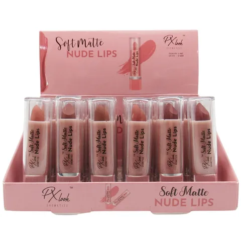 (24-pack) PX Look Soft Matte Nude Lips