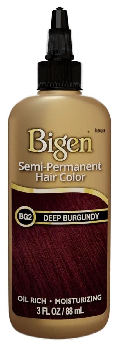 Bigen Semi Permanent Haircolor #bg2 Deep Burgundy 88 ml (3 oz)