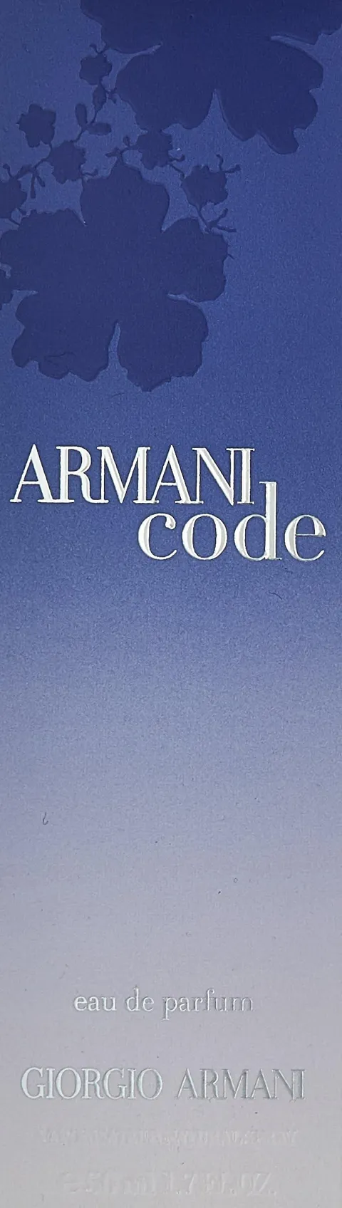 Armani Beauty Code Cologne Fougère Ambery Spicy Men’s Green Mandarin Nutmeg