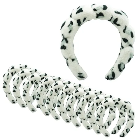 (10-pack) Totemica Headband Leopard White