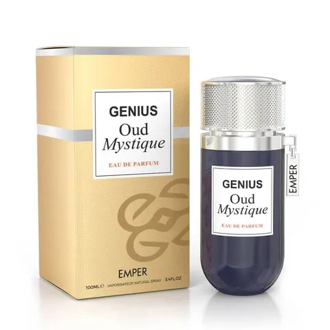 Emper Genius Oud Mystique Fragrances 6294021901468 Unisex EDP Spray 3.4 oz
