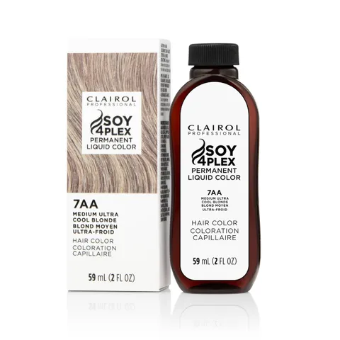 Clairol Professional Permanent Liquicolor 7aa Med Ultra Cool Blonde . Packaging