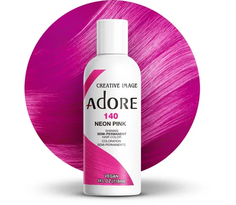 Adore Semi Permanent Hair Color | Vegan Cruelty Free Pink Hair Dye | No Ammonia