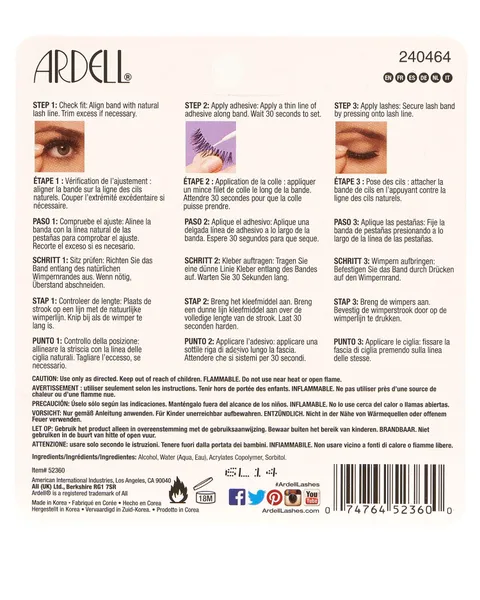 Ardell Brush On Strip Lash Adhesive Clear Lash Glue for Strip Lashes Quick