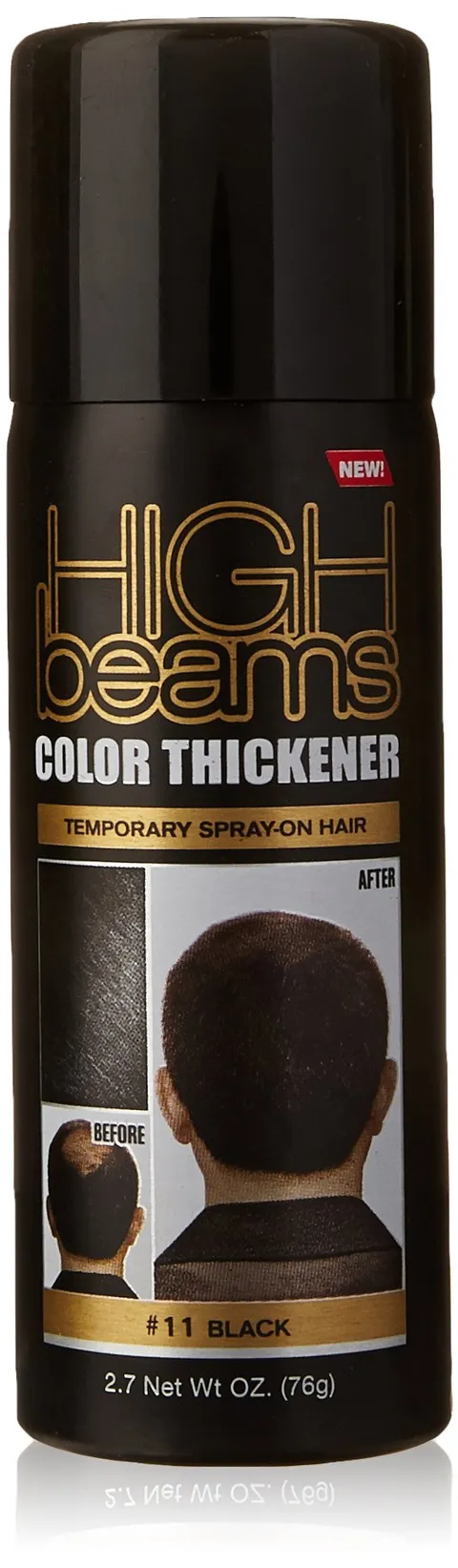 Salon Grafix High Beams Color Thickener Temporary Black for Unisex Hair Color