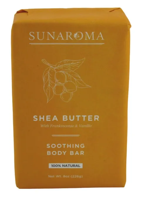 Sunaroma Soap Bar Shea Butter 8 oz