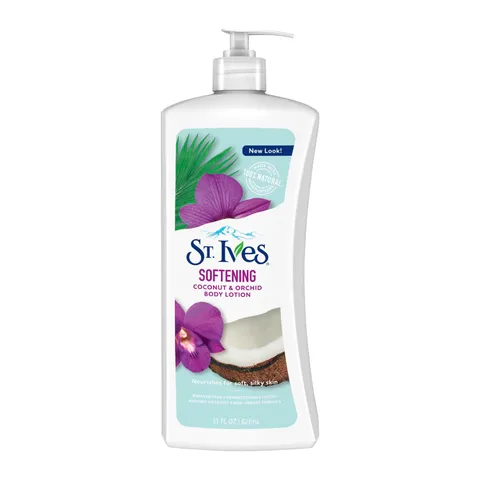 St. Ives Softening Body Lotion Coconut Orchid Extract 21 oz