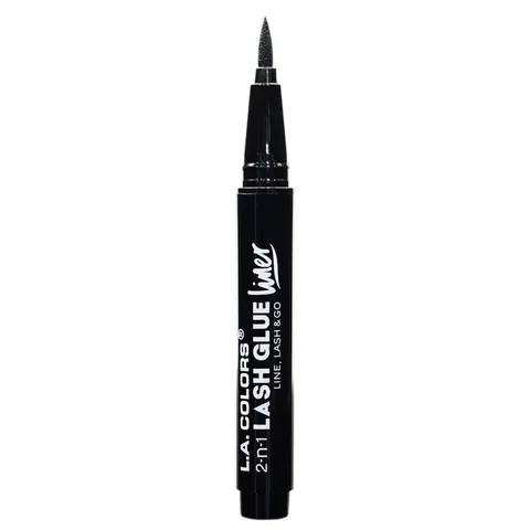 (6-pack) L.A. Colors 2-n-1 Lash Glue Liner Black