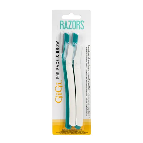 Gigi Dermaplaning Tool for Face Eyebrows Precision Eyebrow Razor Facial Razors