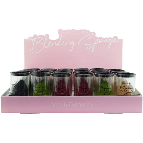(24-pack) Beauty Creations Sponge Precisions Blending Mix Color Latex Free