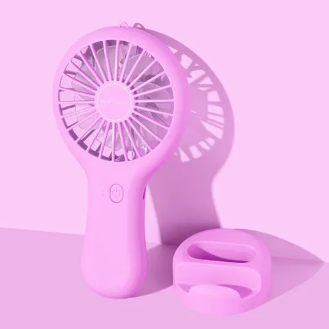 (12-pack) Beauty Creations Stay Cool Mini Fan Purple